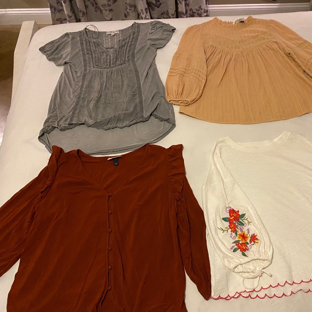 4 boutique blouses
